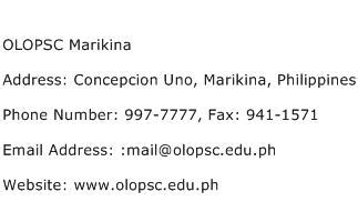 olopsc contact number